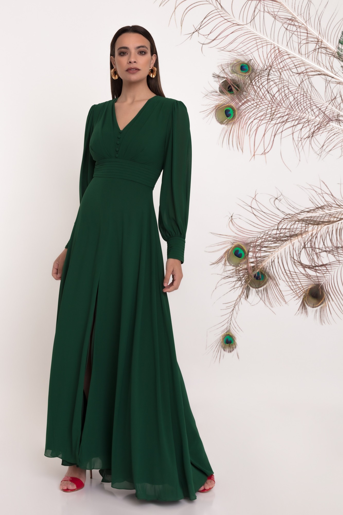 Vestido verde best sale matilde cano